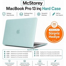 Misda Store MacBook Pro 13 Mat Kılıf A1706 A1708 A1989 A2159 Uyumlu Tpu Sert Kılıf Ince Hafif Buzlu Koruyucu Kapak Laptop Kılıfı 2016-2019 Açık Yeşil