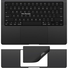 Misda Store MacBook Pro 16 Inç Palm Koruyucu ve Trackpad Koruyucu Set A2485 A2780 A2991 A3403 A3186 A3428 A3429 Uyumlu M1 M2 M3 M4 M5 Pro Max Siyah