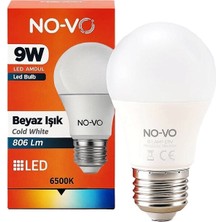 Azrlya Beyaz LED Ampul - 9W - E27 Duy
