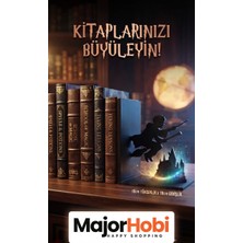Major Hobi Harry Potter Temalı Kitap Desteği 18X16 cm – Dekoratif Kitap Tutucu Raf Süsü