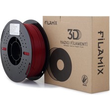 Filamix Pla+ Bordo Kırmızı Filament 1,75 mm 1 kg Plastik Makara