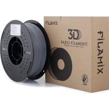 Filamix Pla+ Arduvaz Grisi Filament 1,75 mm 1 kg Plastik Makara