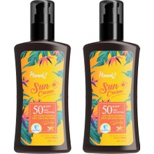 Homm Life Vücut Için Yüksek Korumalı Güneş Kremi 200 ml - 2 Adet