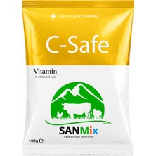 Sanmix C-Safe Powder Vitamin C Premiksi 100 G | Kanatlı ve Çiftlik Hayvanları Için