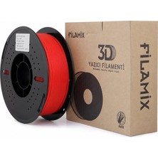 Filamix Pla Mat Kırmızı Filament 1.75MM 1kg Mat Yüzey Kalitesi
