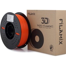 Filamix Pla+ Portakal Kırmızısı Filament 1,75 mm 1 kg Plastik Makara