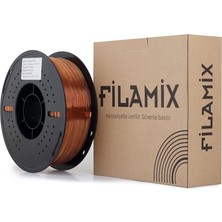 Filamix Hyper Petg Şeffaf Amber Filament 1.75MM 1kg Plastik Makara