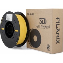 Filamix Pla Mat Sarı Filament 1.75MM 1kg Mat Yüzey Kalitesi