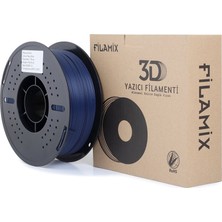 Filamix Pla+ Lacivert Filament 1,75 mm 1 kg Plastik Makara
