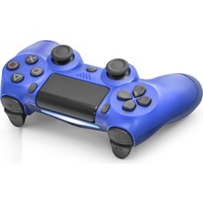 ForWhat Büro Ev Ofis Oyun Konsolu Için Mavi Gamepad Ps4 Uyumlu Oyun Kolu