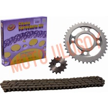 Moto Ulusoy Mondıal AGK125 CG125 Zincir Dişli Seti  15T-38T 428*110 L