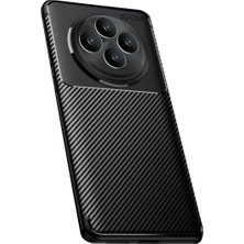 Oppo Reno 11 Fs Kılıf Auto Focus Karbon Kapak - Siyah