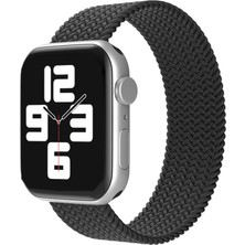 Apple Watch 38MM Ayarlı Solo Silikon Kordon - Siyah