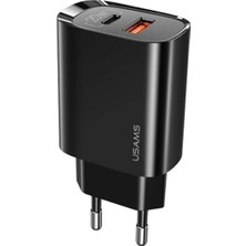 Usams iPhone 20W Qc3.0 + Pd3.0  Hızlı Şarj Başlık US-CC121 T35-(5775)