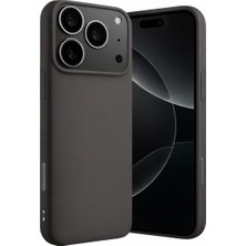 Apple Iphone 17 Pro Max Nano Içi Kadife Silikon - Gri