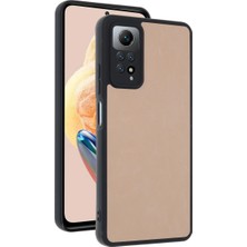 Xiaomi Redmi Note 12 Pro 4g Kılıf Aras Deri Kapak - Pudra