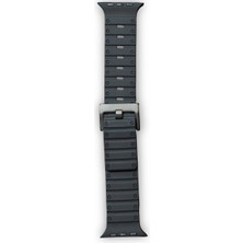 Apple Watch 42MM Magnus Mıknatıslı Silikon Kordon (Saat Değildir) - Siyah