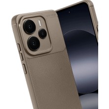 Xiaomi Note 14 5g Auto Focus Karbon Kapak - Kahverengi