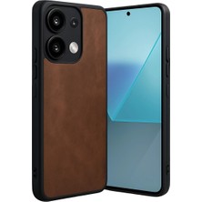 Xiaomi Redmi Note 13 Pro 5g Kılıf Aras Deri Kapak - Taba