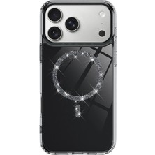 Apple Iphone 17 Pro Live Diamond Magsafe Kapak - Siyah