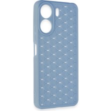 Xiaomi Redmi 13C Kılıf Petek Silikon Kapak - Mavi