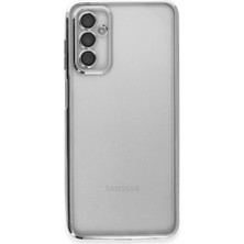 Samsung Galaxy M23 Kılıf Razer Lensli Silikon - Gümüş