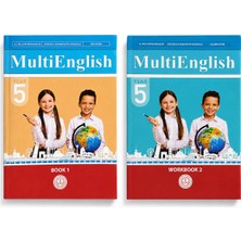 Multienglish Year 5 Book 1 + Workbook 2 Set | 5. Sınıf Ingilizce Ders ve Çalışma Kitabı | Meb Ortaokul Ders Kitabı