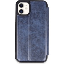Apple Iphone 11 Kılıf Flip Cover - Lacivert