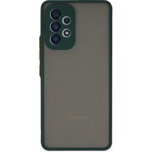 Samsung Galaxy A73 5g Kılıf Montreal Silikon Kapak - Yeşil