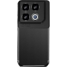 Infinix Gt 20 Pro Kılıf Auto Focus Karbon Kapak - Siyah
