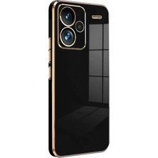 Xiaomi Redmi Note 13 Pro Plus Kılıf Volet Silikon - Siyah