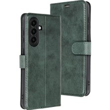 Eseno Select Samsung Galaxy A26 ile Uyumlu Kılıf Trend S Plus Kapaklı Kılıf Yeşil