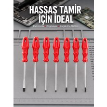 Nemere İthalat Düz ve Yıldız Başlıklı 7li Tornavida Seti Ergonomik Tutma Nemere Ithalat