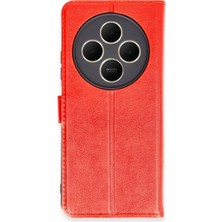 Xiaomi Redmi 14C Kılıf Trend S Plus Kapaklı Kılıf - Kırmızı