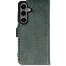 Eseno Select Samsung Galaxy S24 Plus ile Uyumlu Uyumlu Kılıf Trend S Plus Kapaklı Kapak Yeşil