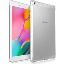 Samsung Galaxy T290 Tab A 8 Kılıf Anti Shock Tablet Silikon - Şeffaf