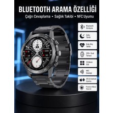 Çağrı Cevaplama Sesli Asistan Çoklu Dil Desteği 5.0 Bluetooth Akıllı Saat Midastech