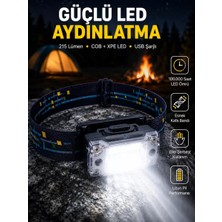 Taşınabilir Şarjlı LED Fener XPE95LM COB120LM Manyetik Gövde Yeni Nesil Midastech