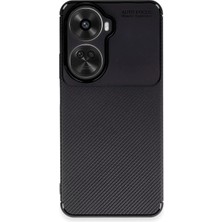 Huawei Nova 12 Se Kılıf Auto Focus Karbon Kapak - Siyah