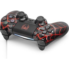 Gamepad Ps4 Uyumlu - Kırmızı Siyah ND400U Midastech