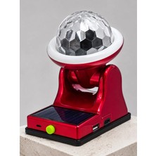 İlk El Grup Şarjlı Rgb Projektör Lamba Güneş Enerjili Çok Fonksiyonlu Disco Işık Lambası