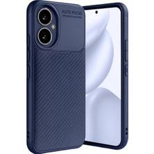 Eseno Select Honor 400 ile Uyumlu Kılıf Auto Focus Karbon Kapak Lacivert