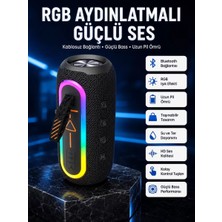 Bluetooth Hoparlör USB Şarjlı Uzun Pil Ömrü Android ve Ios Uyumlu Renkli Midastech