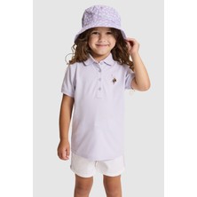 U.s. Polo Assn. Kız Çocuk Lila Tişört Basic 50325592-VR034