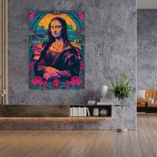 Popcasso Klasik ve Pop Sanat Mona Lisa Duvar Tablosu