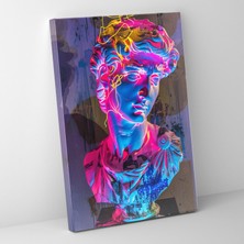 Popcasso Neon Pop Sanatı Barok Kanvas Tablo Modern ve Klasik Tarzda Ev Için Dekorasyon