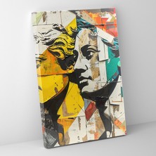 Popcasso Klasik ve Pop Sanat Temalı Kanvas Tablo