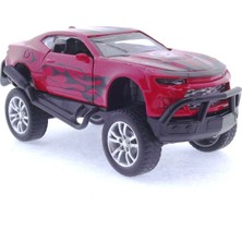 MEGA Die Cast Çek Bırak Kırmızı Arazi Aracı
