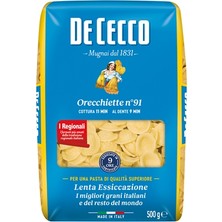 De Cecco Makarna 500 G Orecchiette (6'li Paket)