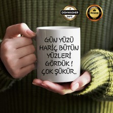 Sözlü Yazılı Premium Porselen Kupa Bardak